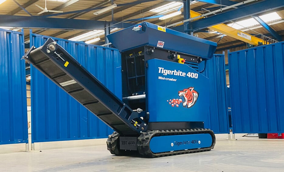 Tigerbite 400 mini-crusher in factory